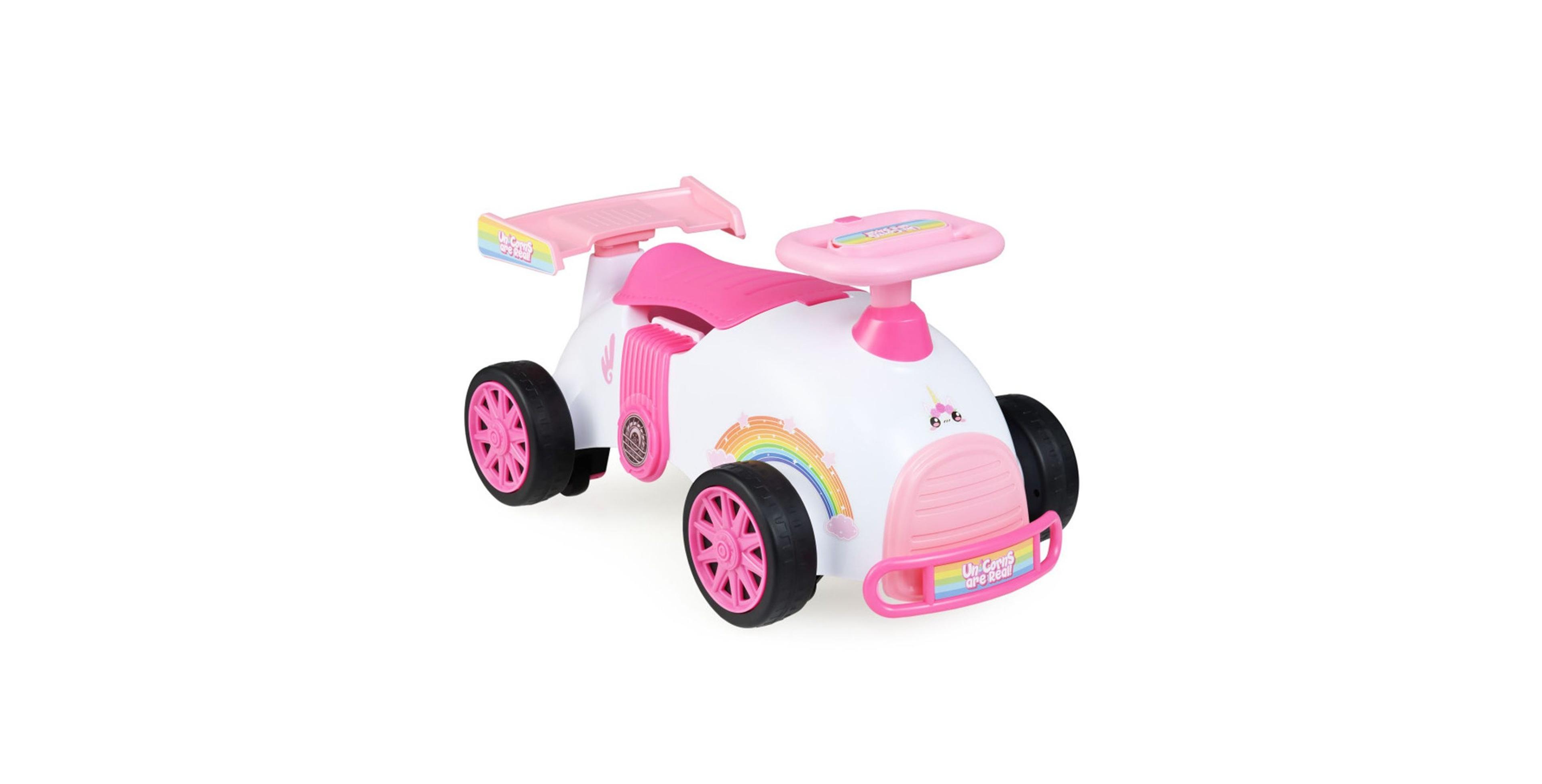 Sevorley Push Ride-On Car With Music & Under-Seat Storage, Ages 19-36 Months