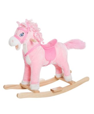 Plush Rocking Ride-On Toy, Ages 3+