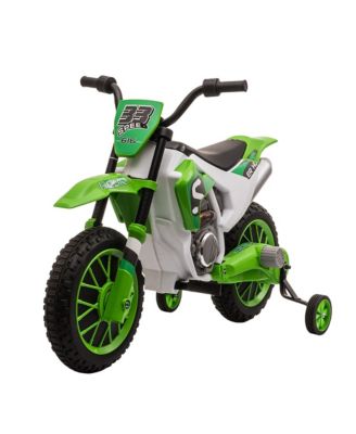 Kids Ride-On Motorcycle, Battery-Powered, Removable Training Wheels, Ages 3-5