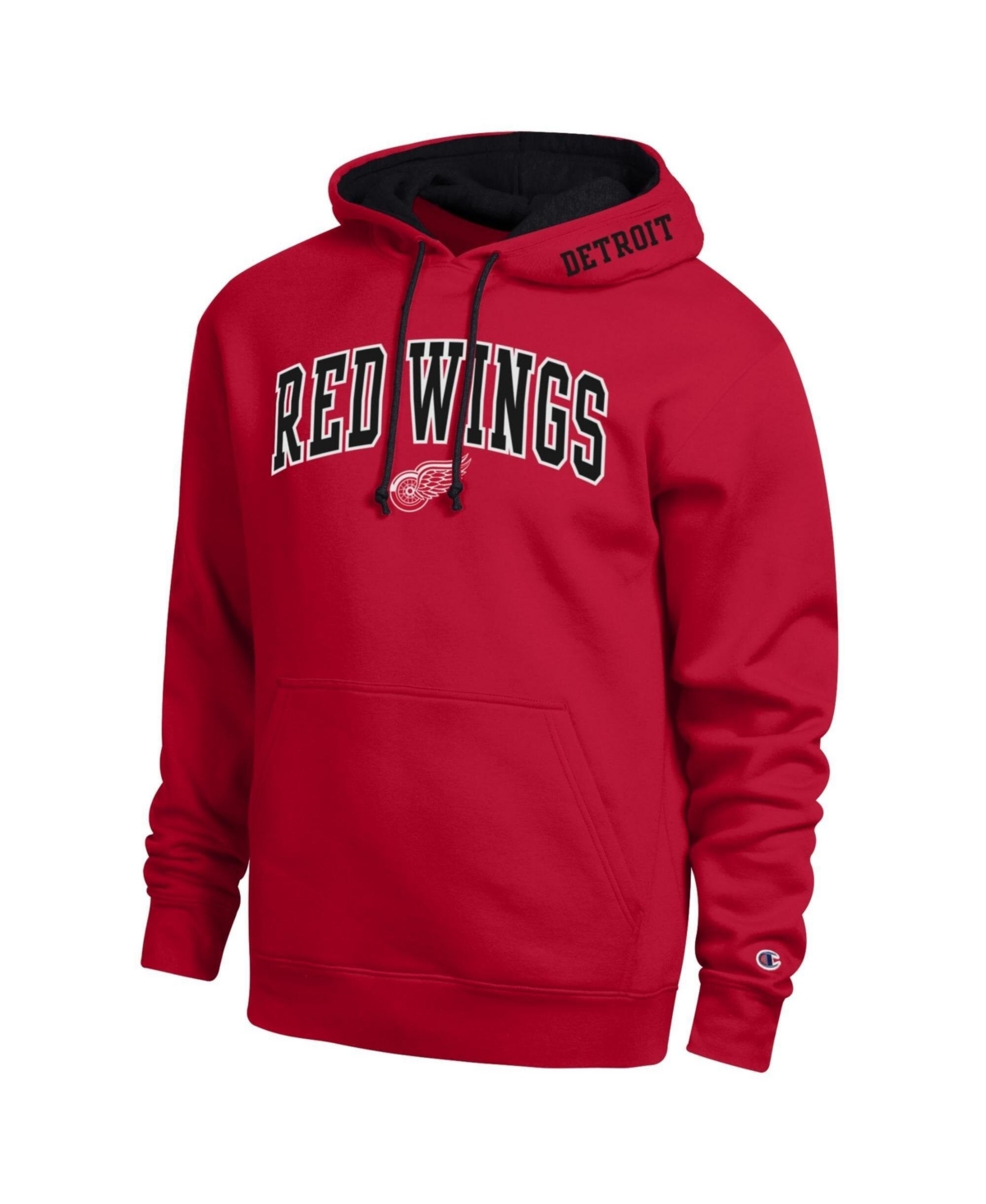Champion Men's Detroit Red Wings Graphic Pullover Midweight Hoodie