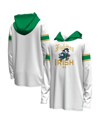 Big Boys and Girls Kelly Green Notre Dame Fighting Irish Irish Wear Green ArmourFuse Hoodie