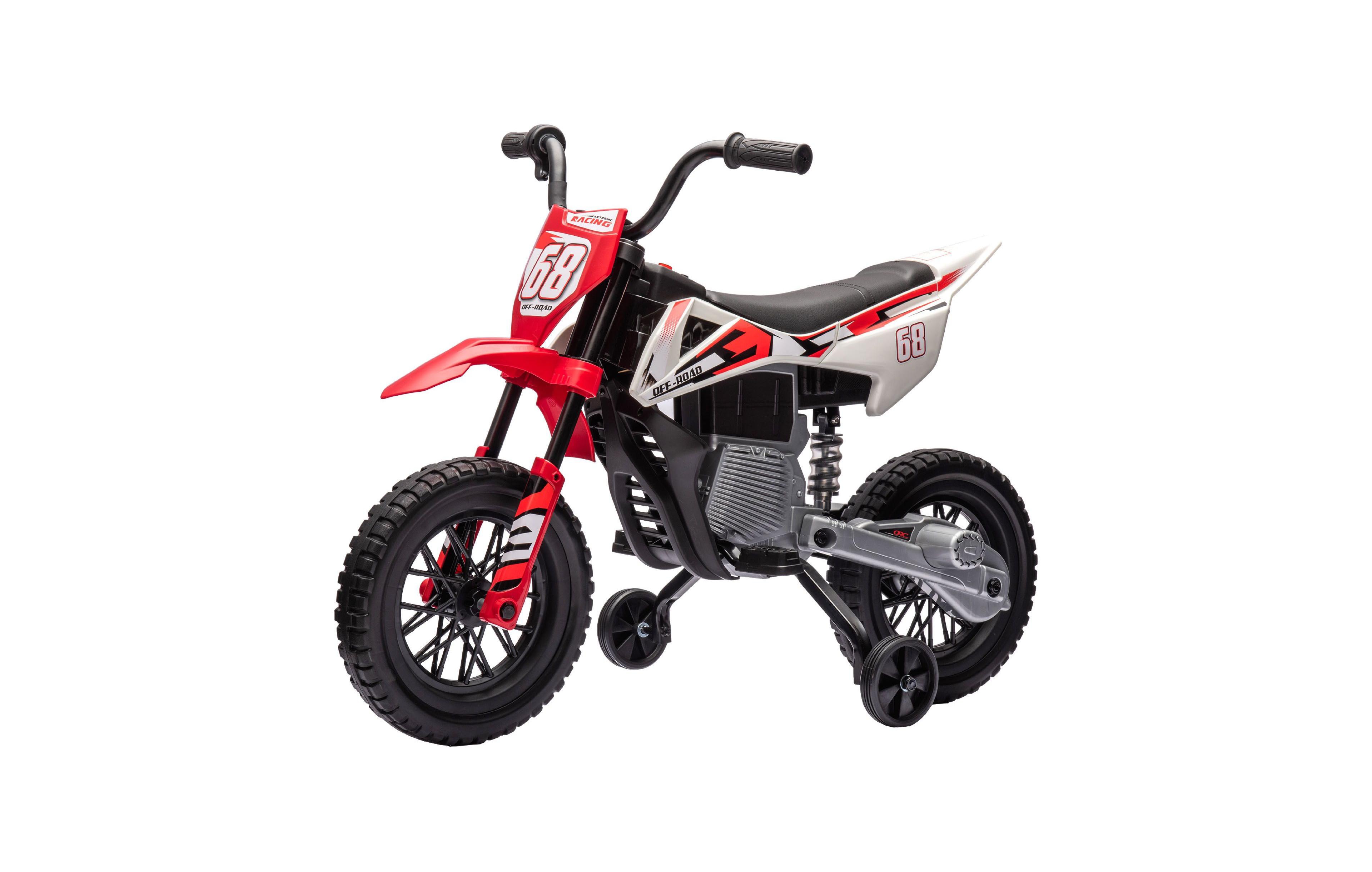 Sevorley Kids Ride-On Motorcycle, Music, 12V for Supervised Play at Home