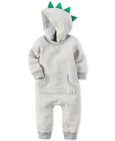 Carter's 1-Pc. Hooded Dinosaur Coverall, Baby Boys (0-24 months)