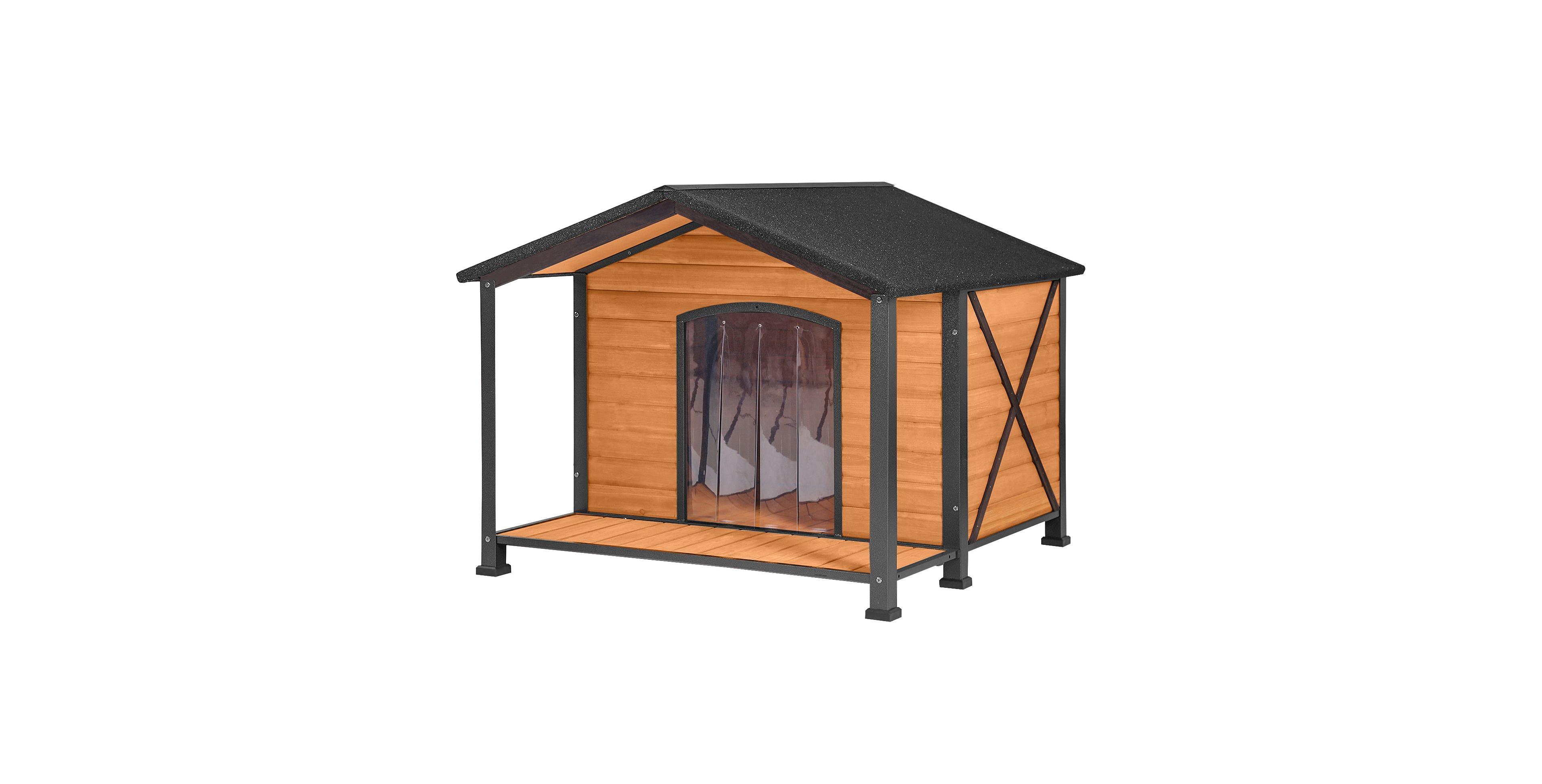 aivituvin Large Waterproof Dog House with Anti-Chewing Metal Frame