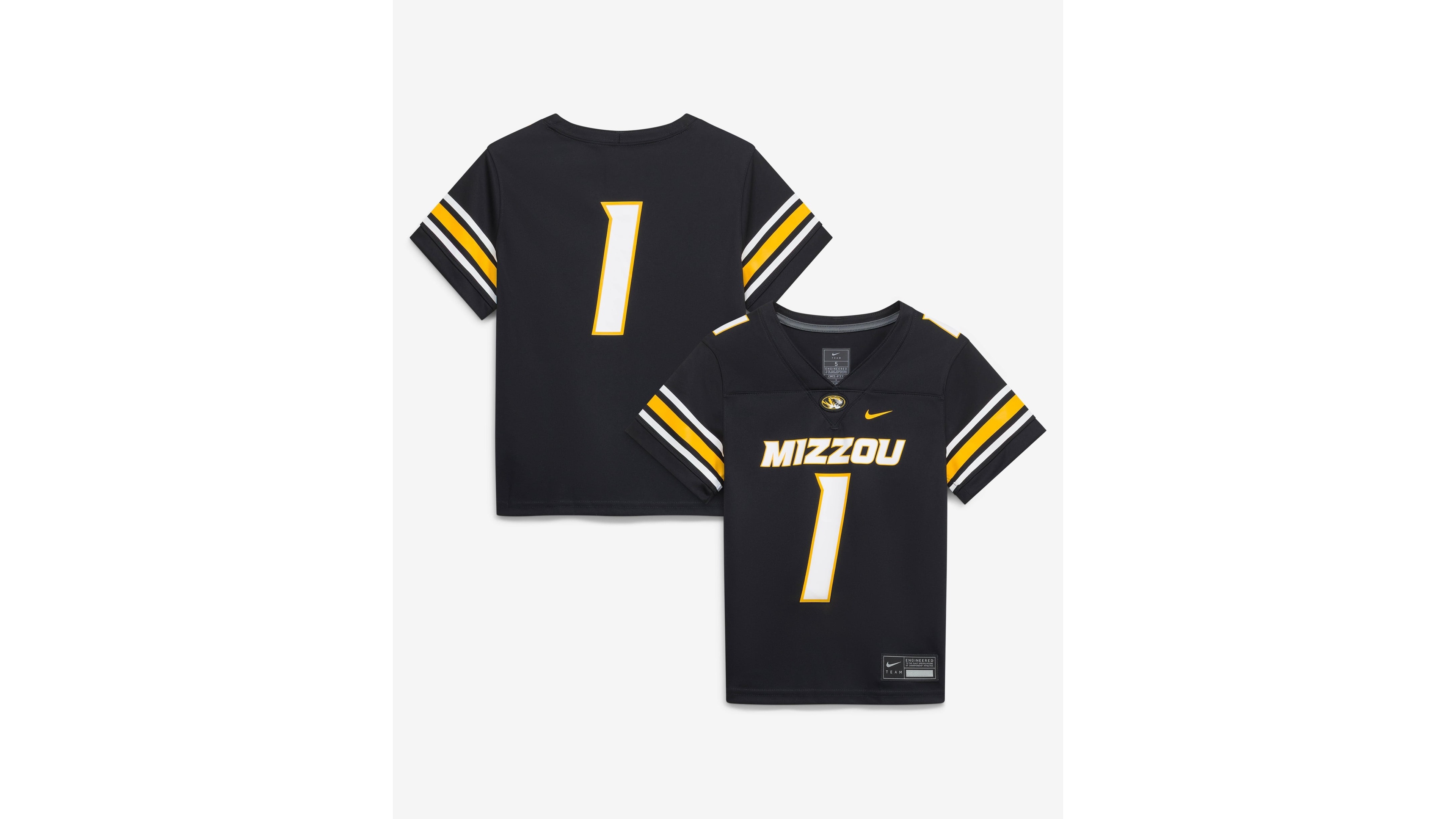 Nike Preschool Black Missouri Tigers Replica Football Jersey