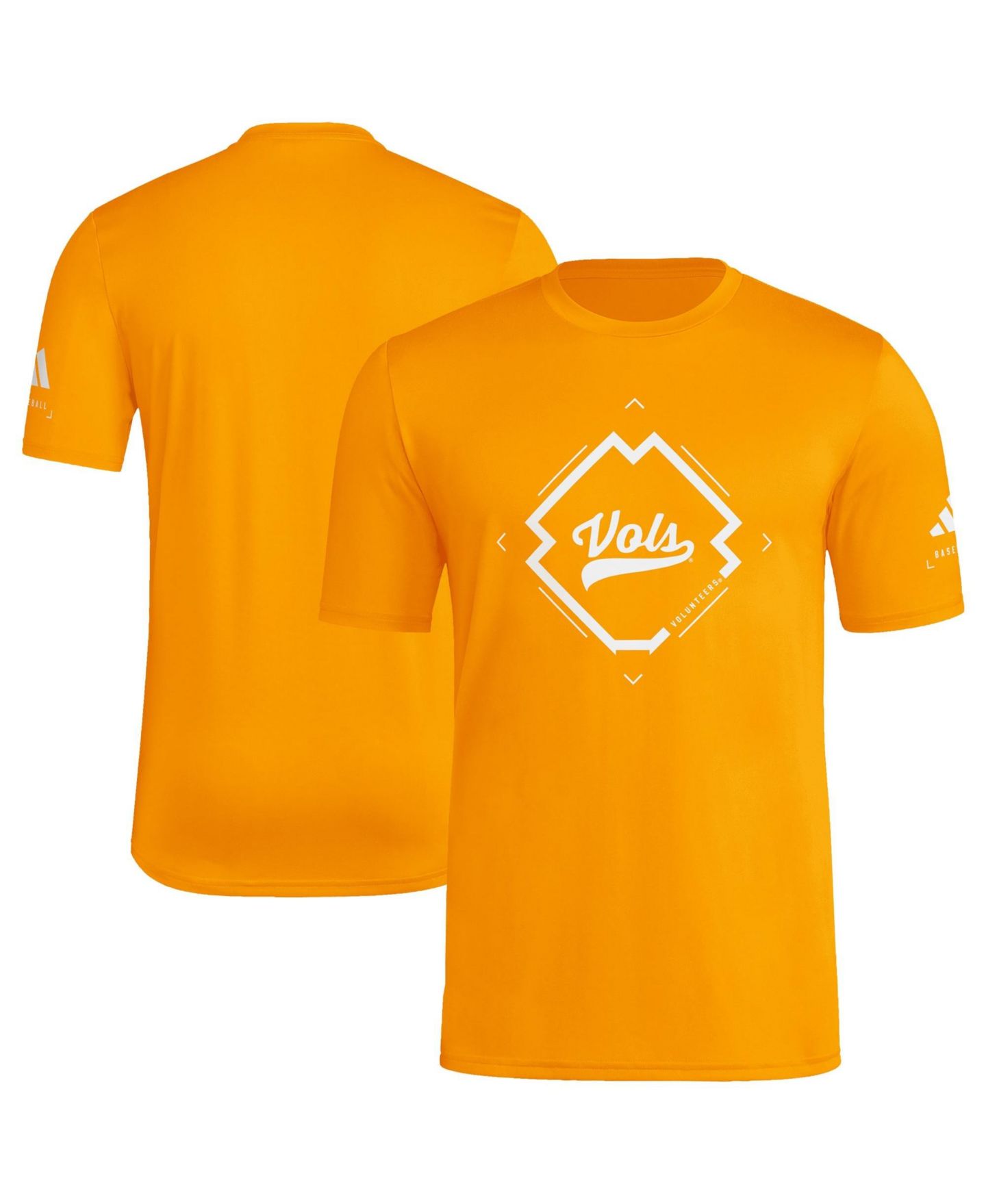 Мужская футболка adidas Tennessee Orange Tennessee Volunteers Baseball Poly — фото 1