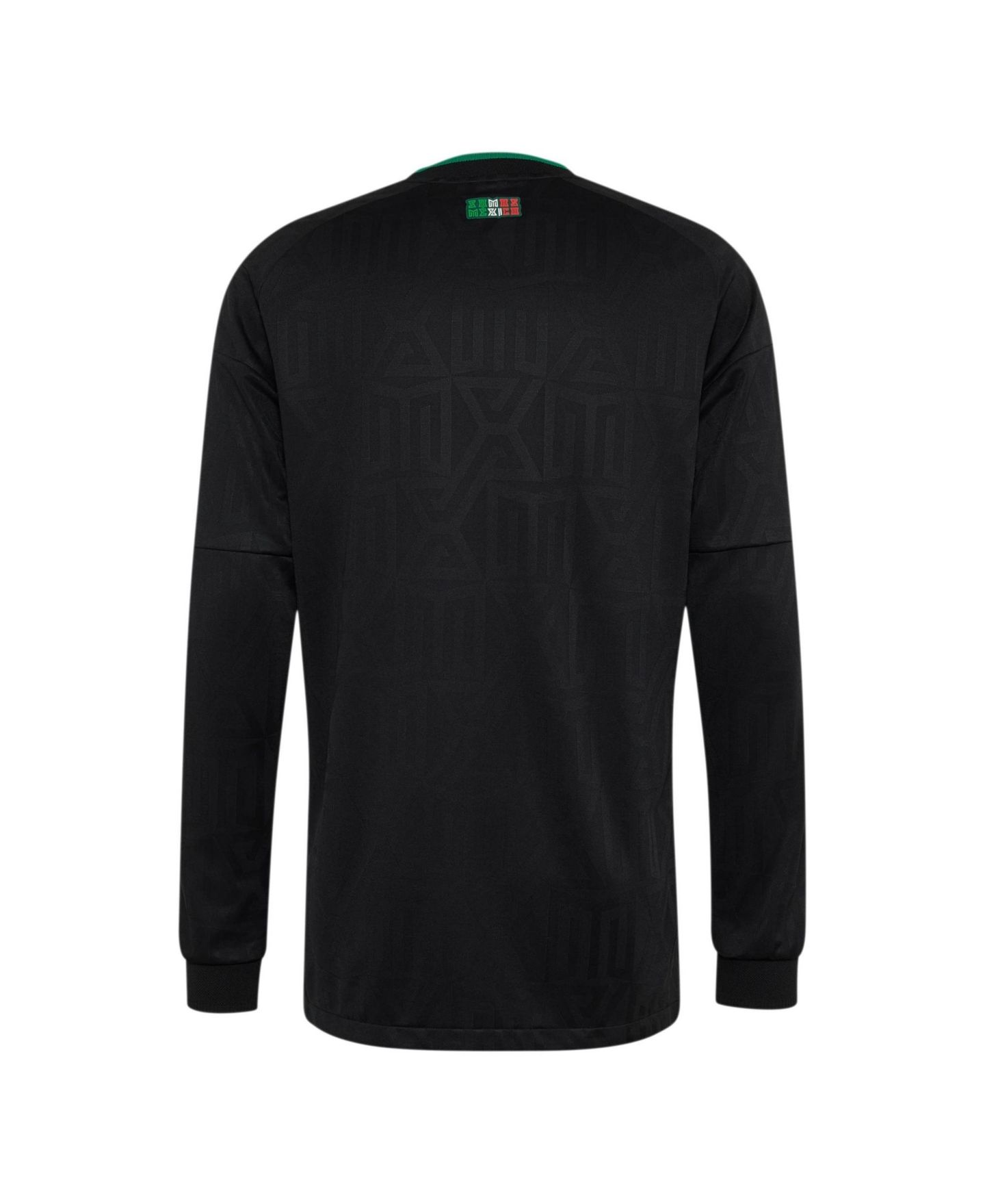 Детский топ adidas Black Mexico National Team 2026 Third Long Sleeve Authentic Jersey — фото 4