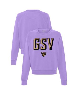 Women's  Violet Golden State Valkyries Ashlyn Raglan Crewneck Sweatshirt