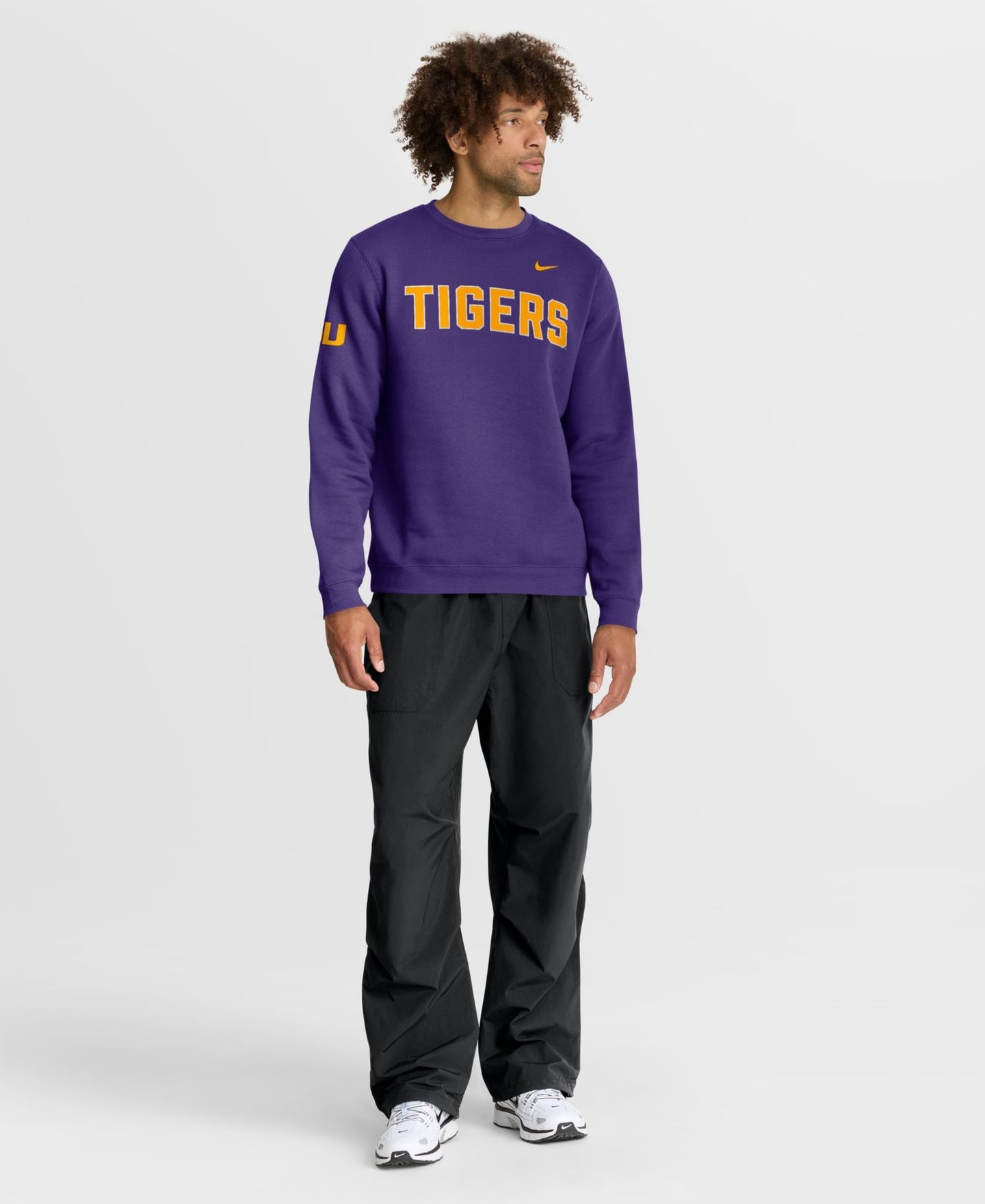 Мужская толстовка Nike Purple LSU Tigers 2026 Sideline Club — фото 3