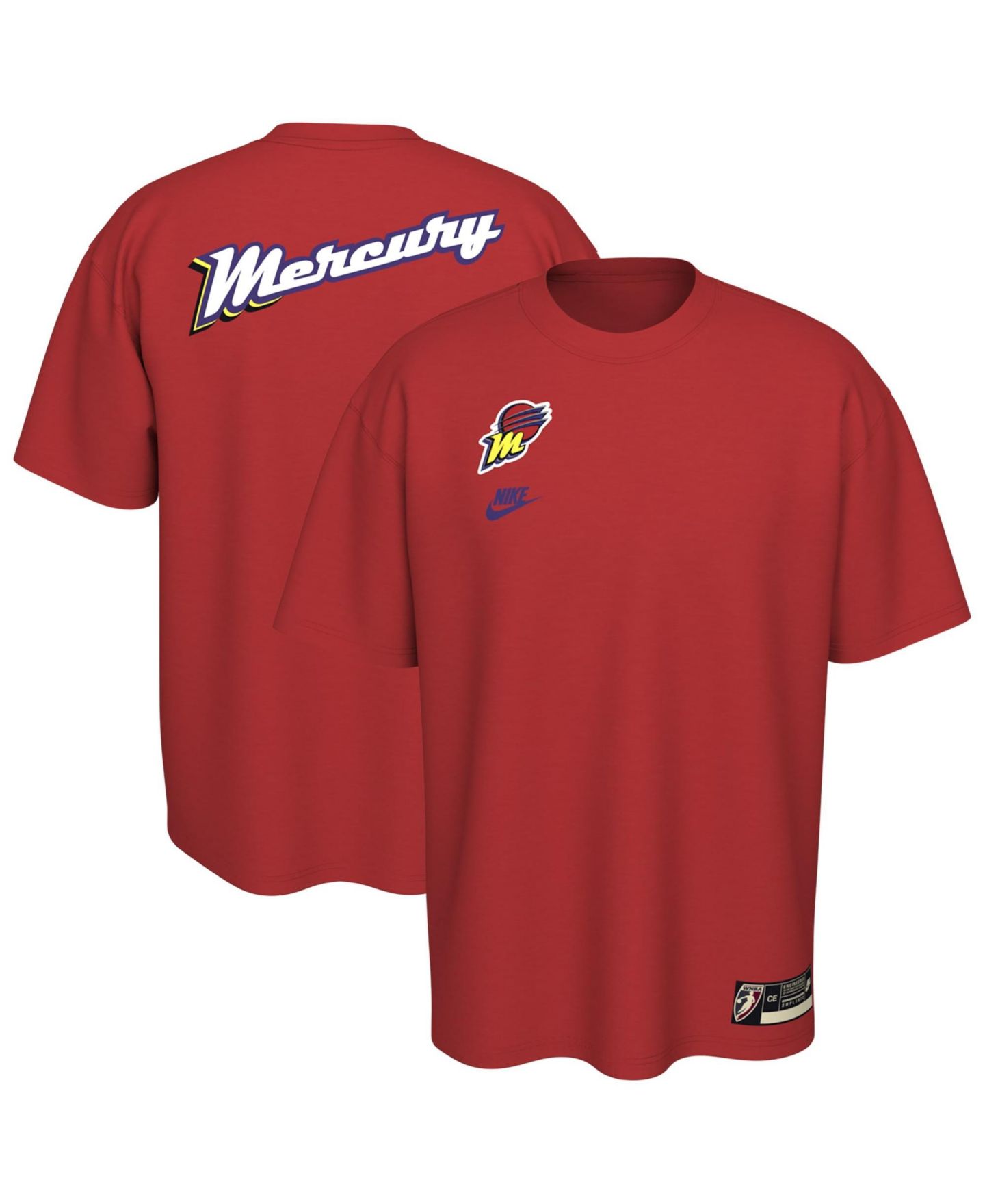 Футболка Nike Red Phoenix Mercury Throwback Premium - Court Origins — фото 1