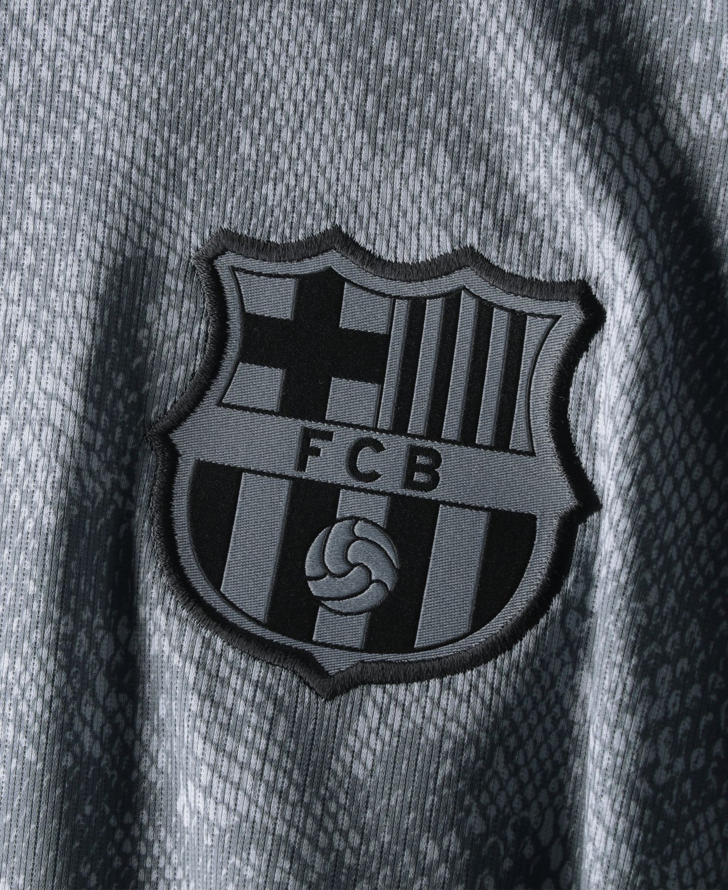 Детский топ Nike Gray Barcelona 2026/27 Away Stadium Replica Long Sleeve Goalkeeper Jersey — фото 6