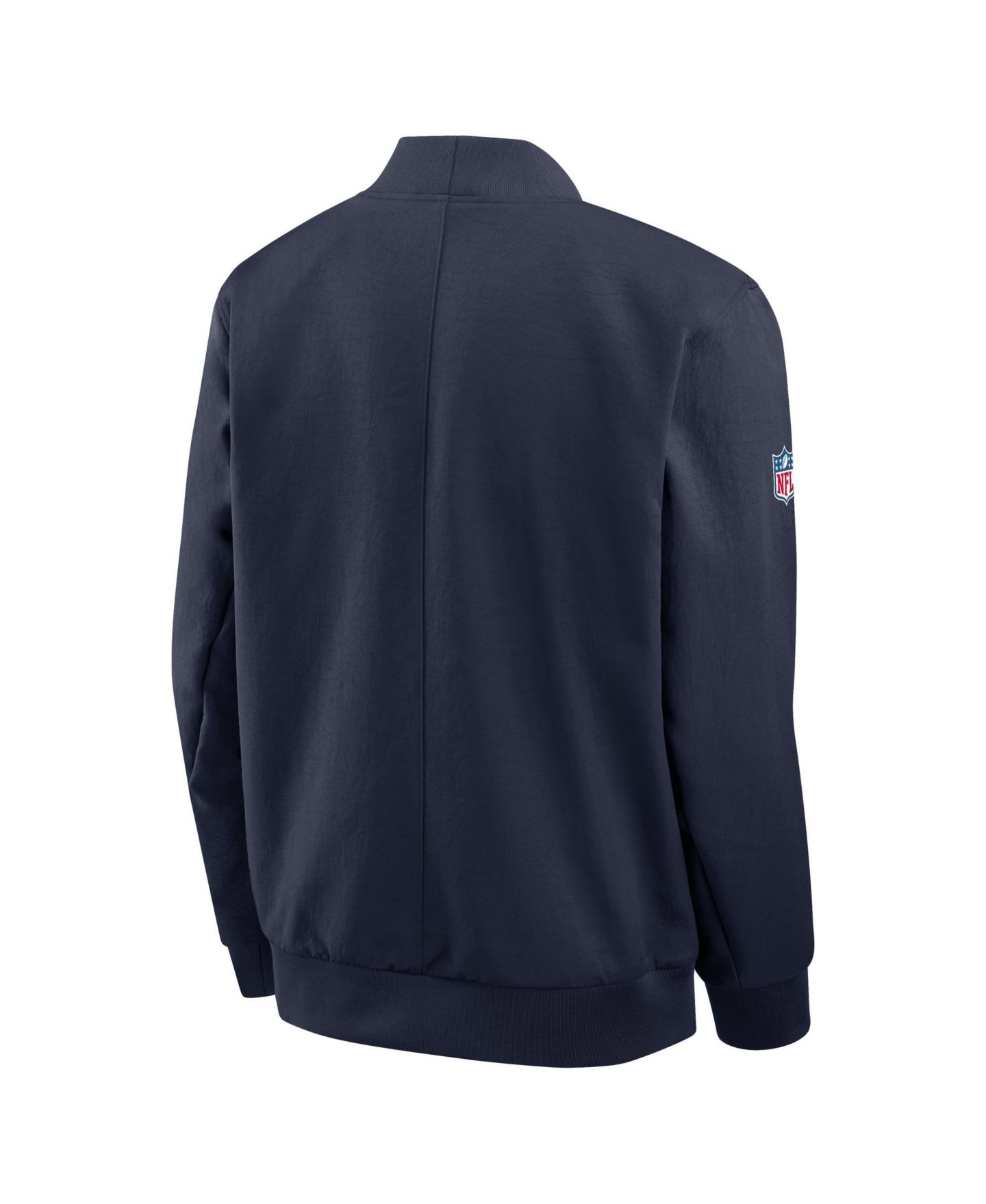 Мужская куртка Nike Navy Denver Broncos Sideline Powerful Blocking Full-Zip Dri-FIT Bomber — фото 5