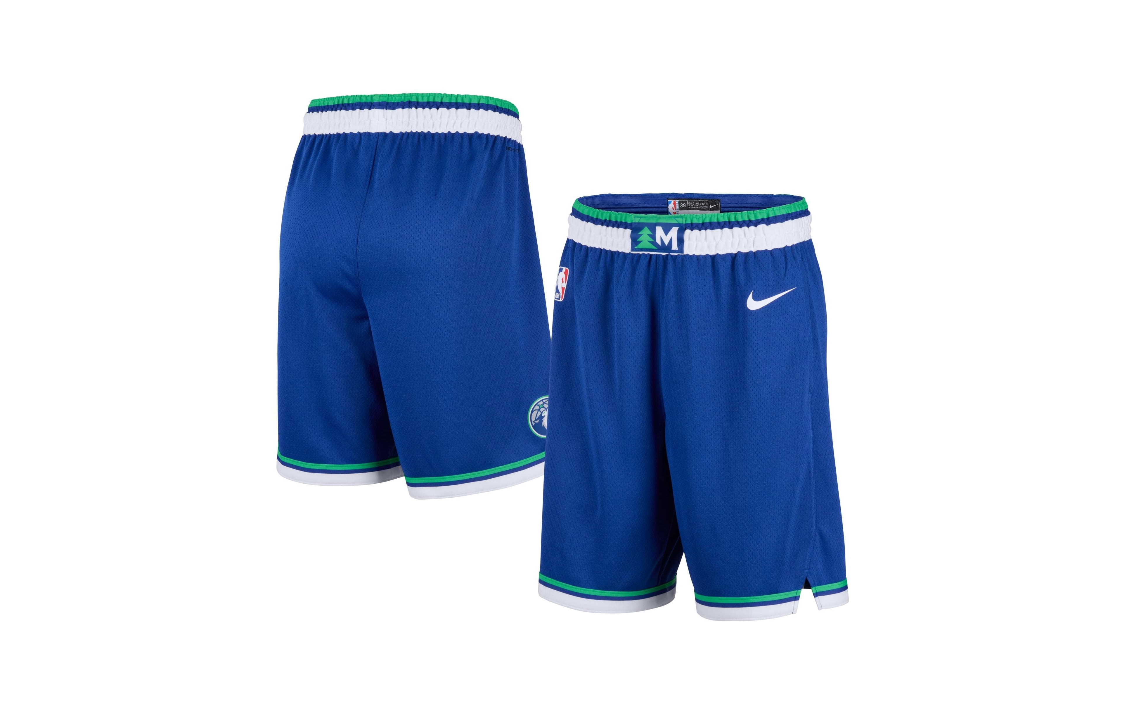 Nike Men's Royal Minnesota Timberwolves Icon Edition Swingman Shorts