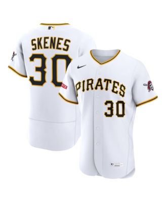 Men's Paul Skenes White Pittsburgh Pirates Home Authentic Sponsor Patch Jersey