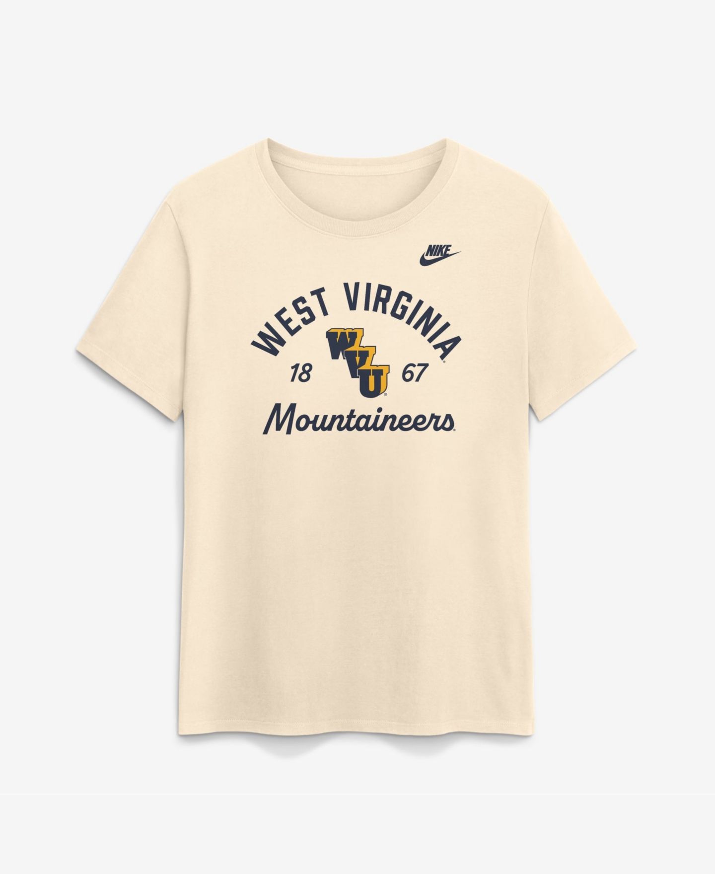 Женская футболка Nike Natural West Virginia Mountaineers Legacy Team Name — фото 4