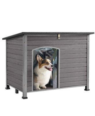 Large Wooden Dog Crates with Heavy Duty Iron Frame
