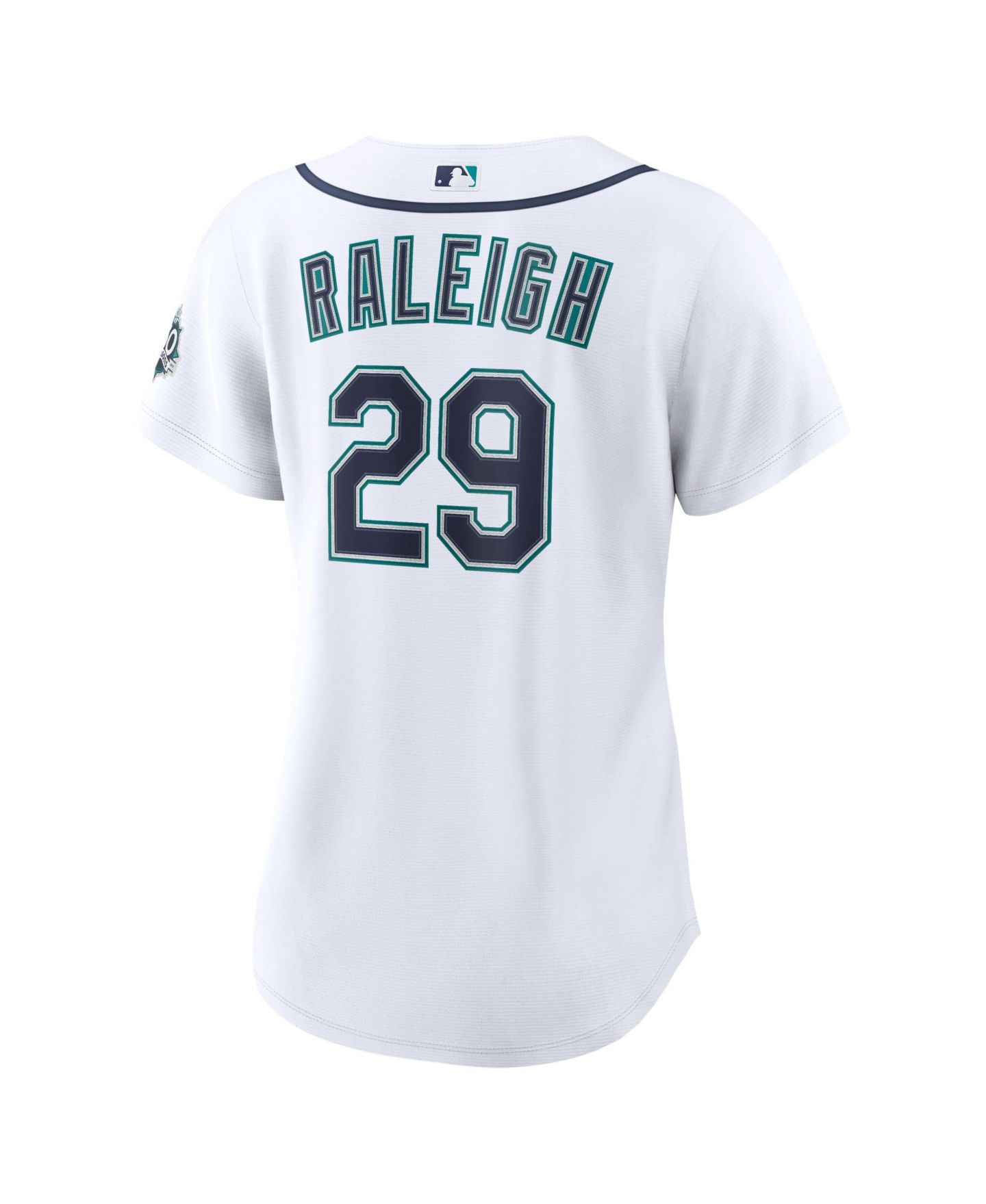 Женский топ Nike Cal Raleigh White Seattle Mariners Home 50th Season Stadium Jersey — фото 3