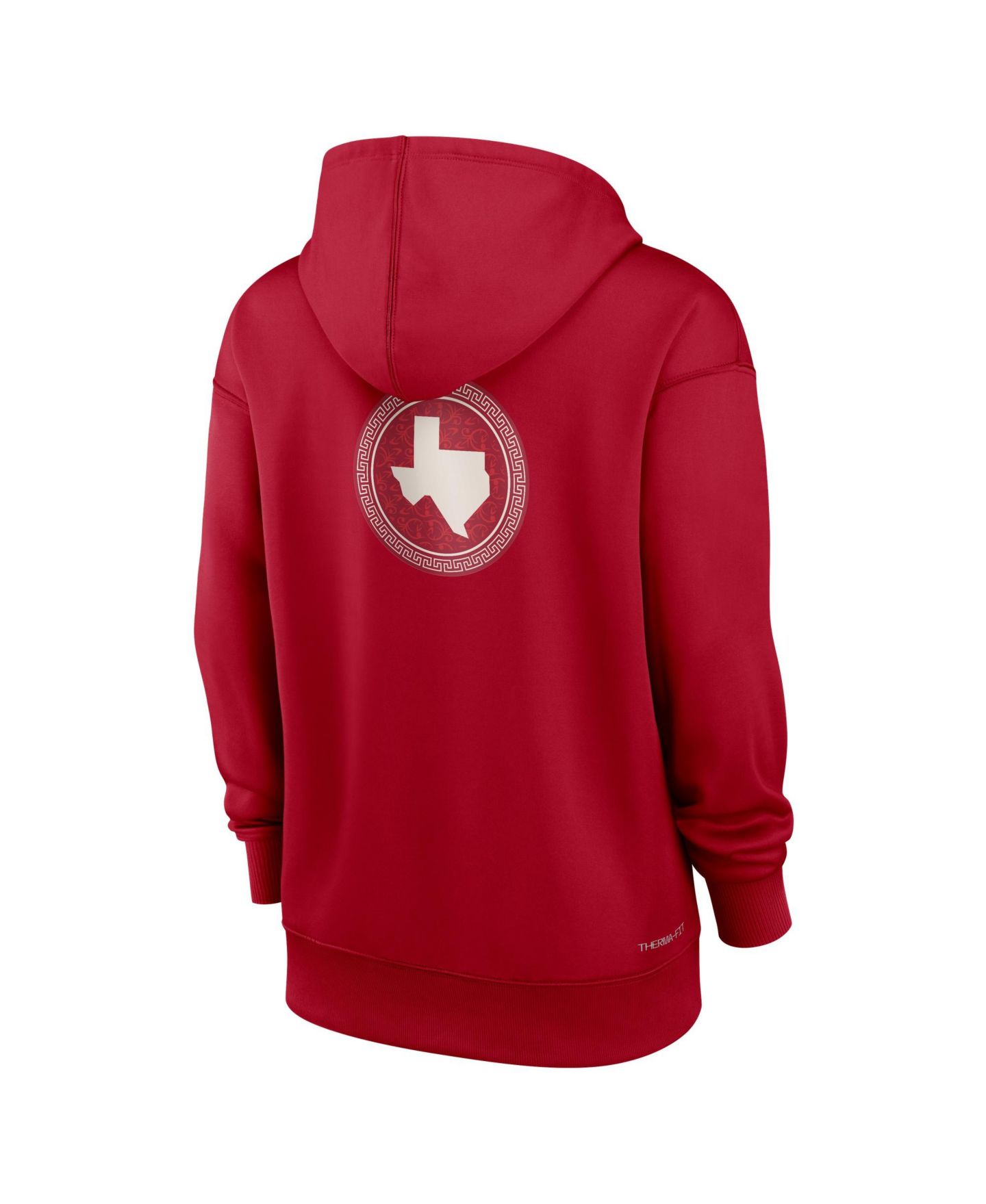 Женское худи Nike Red Texas Rangers Authentic Collection City Connect Therma — фото 5