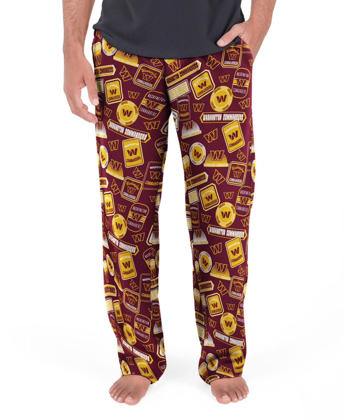 Concepts Sport Men's Burgundy Washington Commanders Grady Sleep Pants - Burgundy