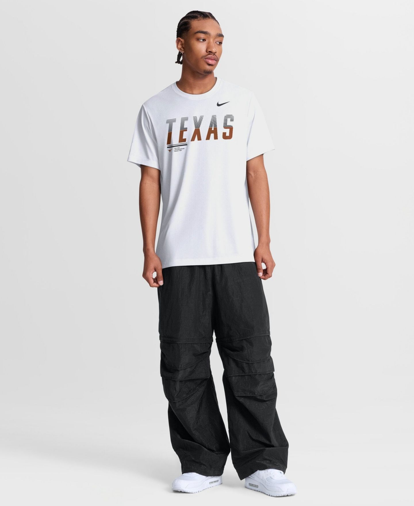 Мужская футболка Nike White Texas Longhorns Sideline Legend Dri-FIT — фото 3
