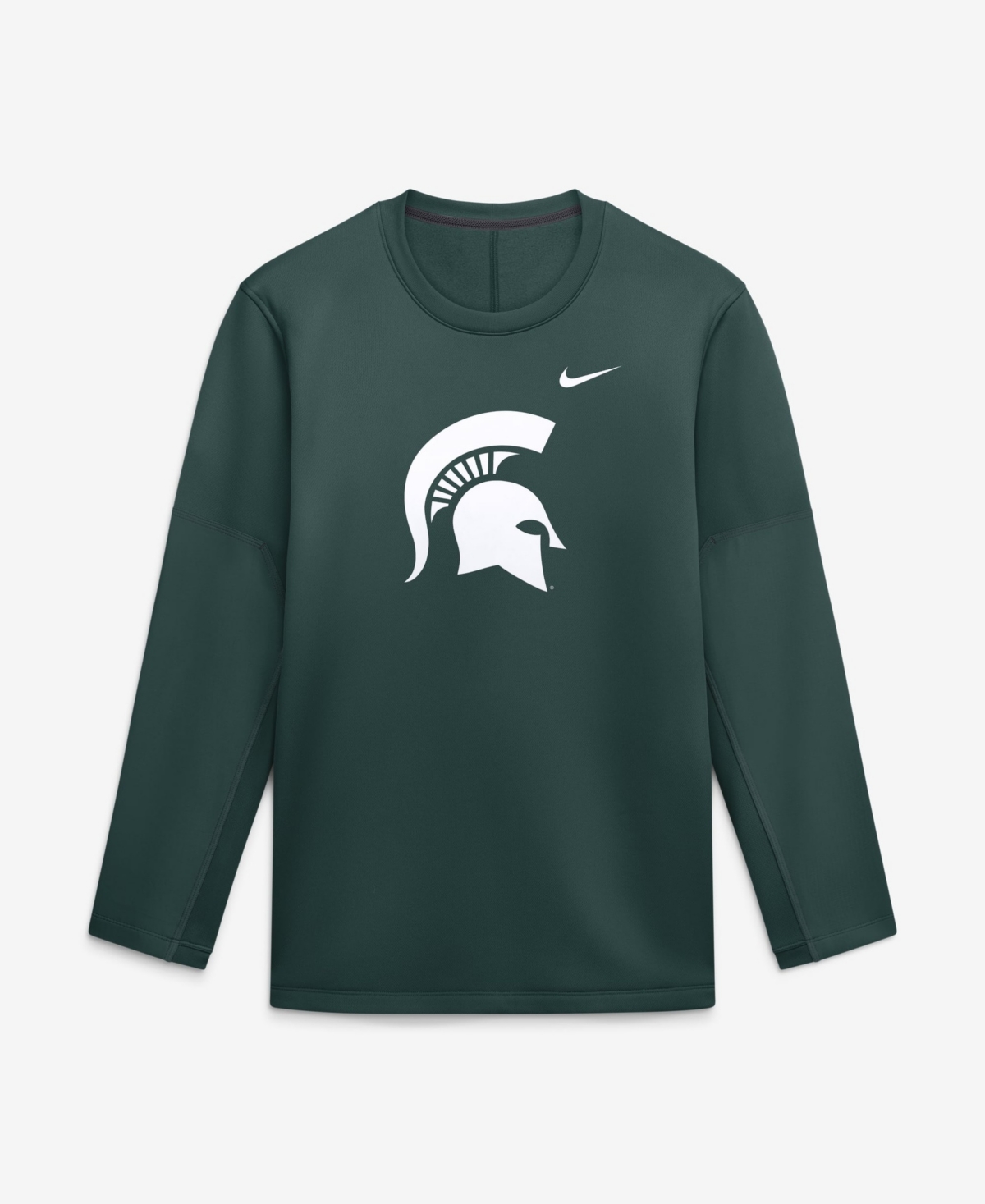 Nike Men's Green Michigan State Spartans 2026A Sideline Coaches Therma-fit Long Sleeve Top