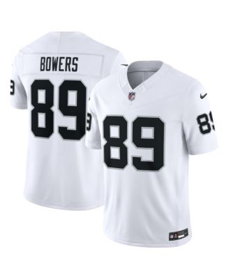 Men's Brock Bowers White Las Vegas Raiders Vapor F.U.S.E. Stitched Limited Jersey