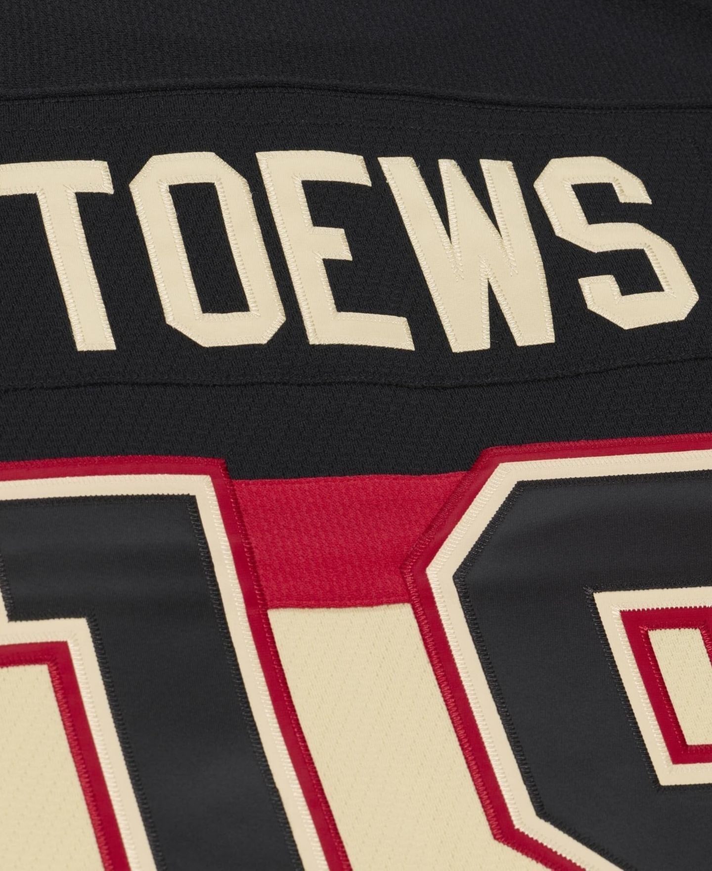 Мужской топ Mitchell & Ness Jonathan Toews Black Chicago Blackhawks 2009/10 Power Play Jersey — фото 8