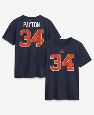 Men's Walter Payton Navy Chicago Bears 2026 Rivalries Collection Player Name & Number T-Shirt