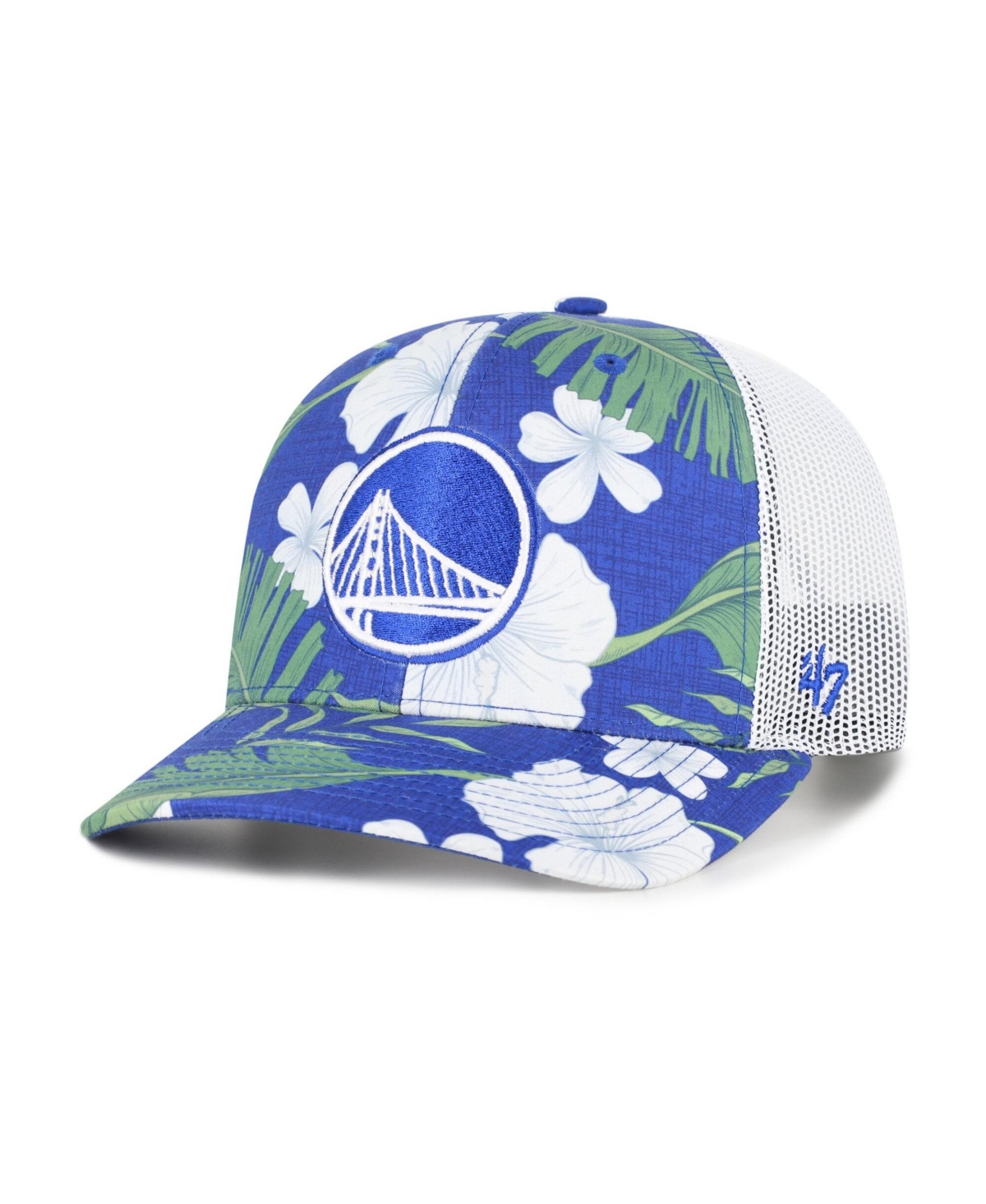 '47 Brand Men's Royal Golden State Warriors Beach Side Trucker Adjustable Hat - Royal