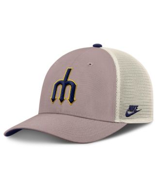 Men's Khaki Seattle Mariners Rise Adjustable Trucker Hat