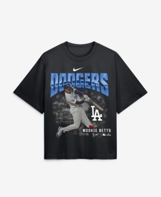 Women's Mookie Betts Black Los Angeles Dodgers Premium Essentials Boxy T-Shirt