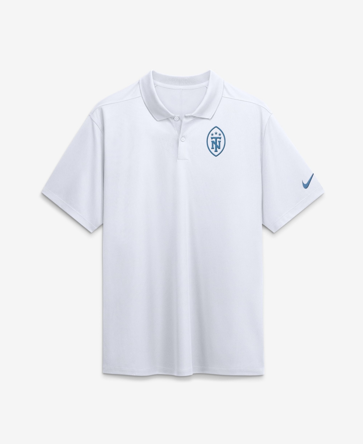 Nike Men's White Tennessee Titans Heritage Roots Victory Dri-fit Polo Shirt