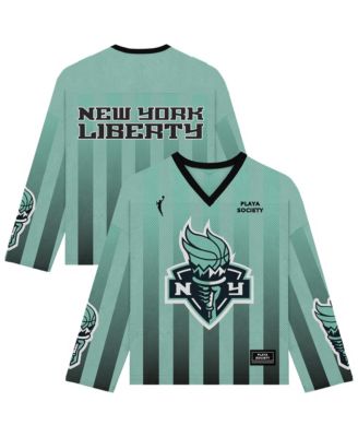 Men's and Women's  Mint New York Liberty Hockey Fashion Jersey