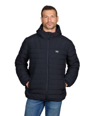 Men's Rechargeable Heated Channel-Quilted Puffer Jacket