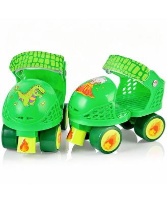 Adjustable Beginner Quad Roller Skates For Kids Size Adjustable Sturdy Build