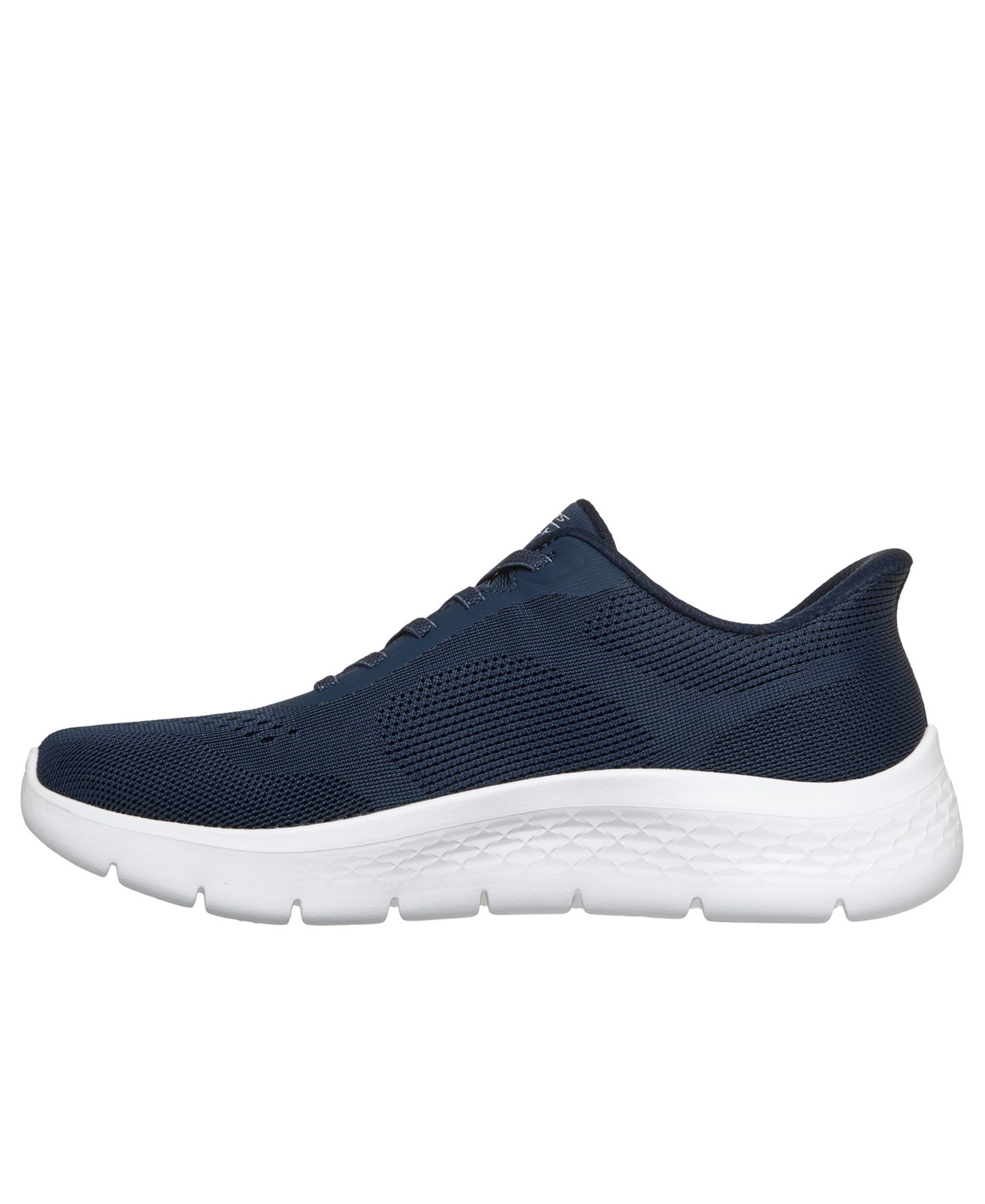 Женские кроссовки для ходьбы Skechers Slip-ins Go Walk Flex - Azriel, цвет: Тёмно-синий / Белый — фото 3