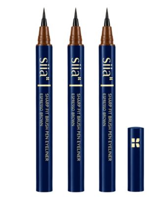 3 Pieces Sharp Fit Brush Pen Eyeliner