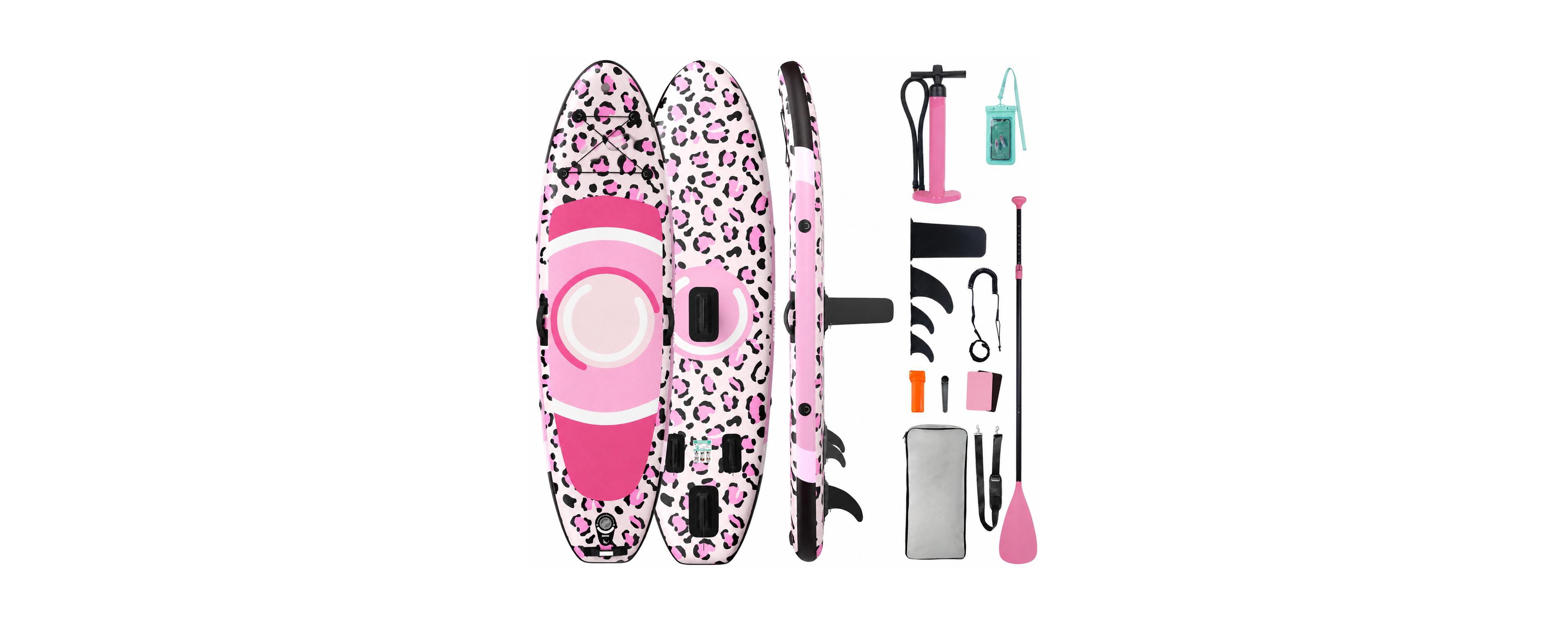 Furlihong 10 Foot Inflatable Stand Up Paddle Board Ultra Light Stable Beginner Friendly with Complete Accessories
