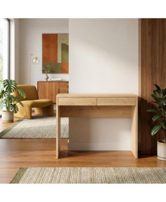 Modern 2-Drawer Computer Desk for Home Office or Study Table