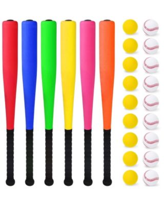 Foam Baseball Bat Soft Baseballs Kit for Beginners Practice