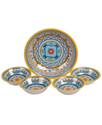 Portofino 5-Piece Melamine Salad Set