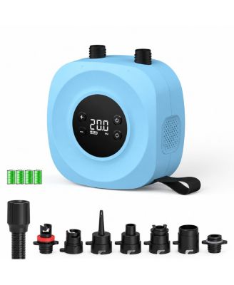 Rechargeable 20 Psi SUP Electric Pump Portable Fast Inflation Deflation LED Display