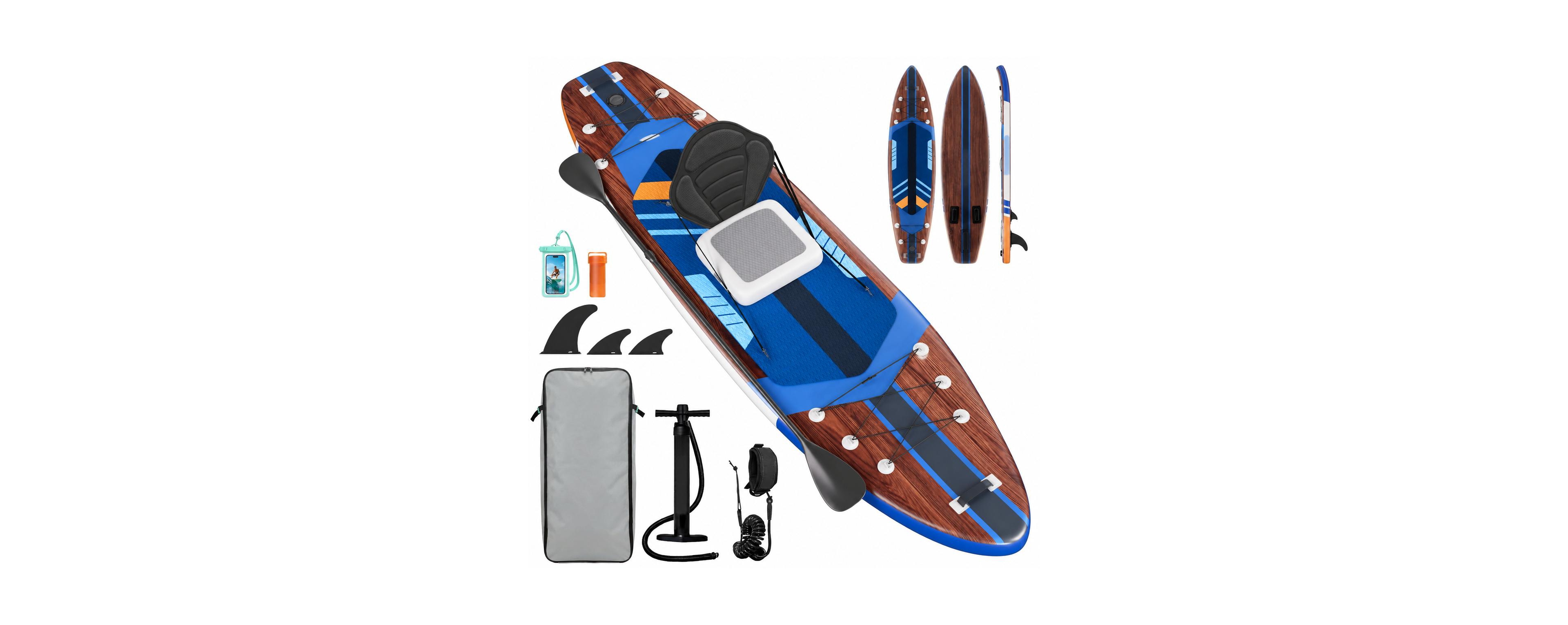 Furlihong Inflatable Stand Up Paddle Board All Skill Levels Stable Durable Complete Accessories
