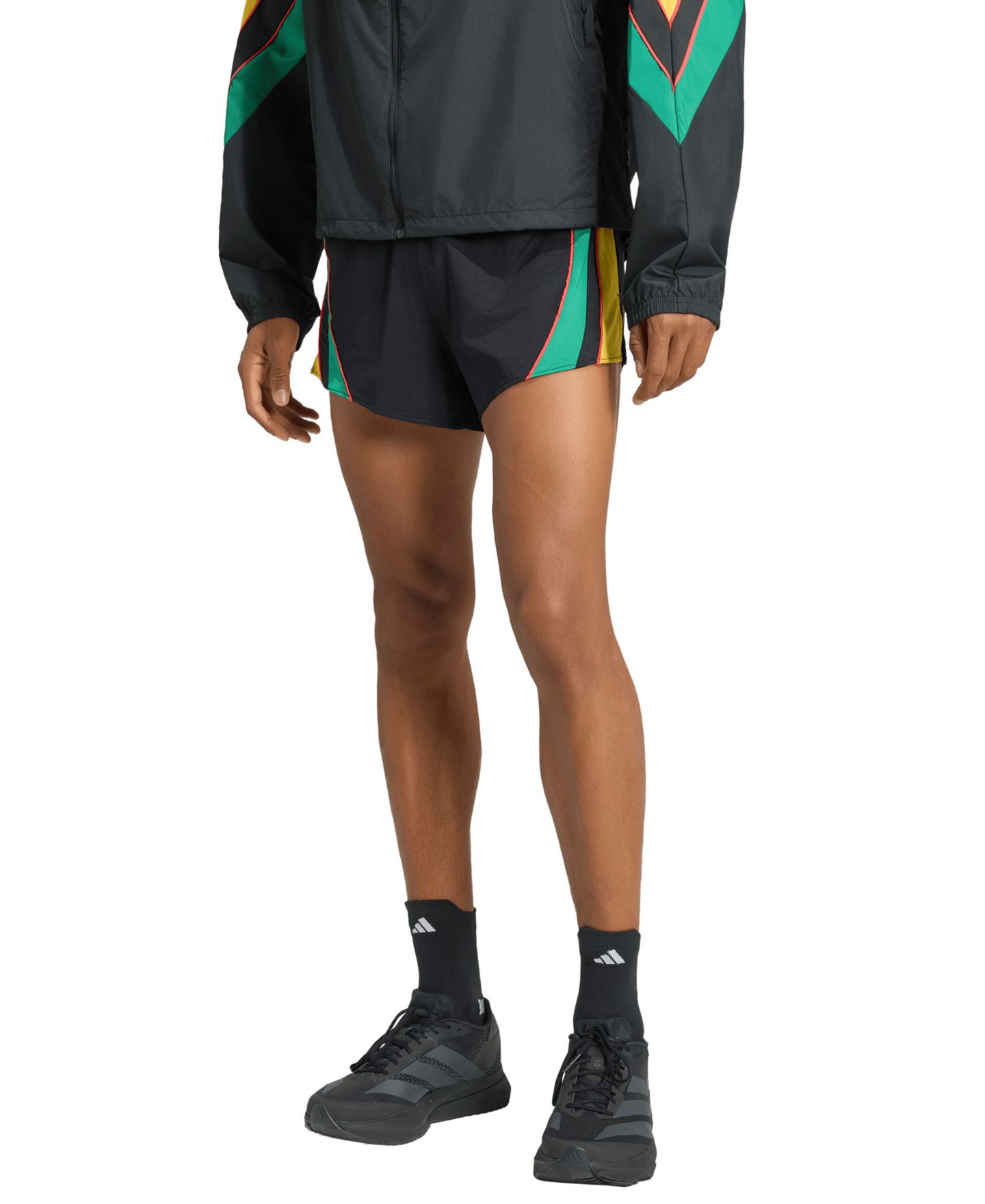 Мужские шорты adidas Adizero Archive Regular-Fit Running Shorts, 7" Inseam, цвет: Чёрный — фото 1