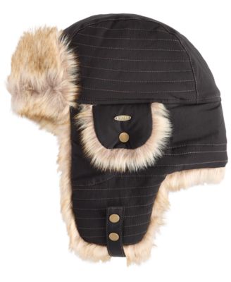 Men's Nylon Quilted Trapper Hat