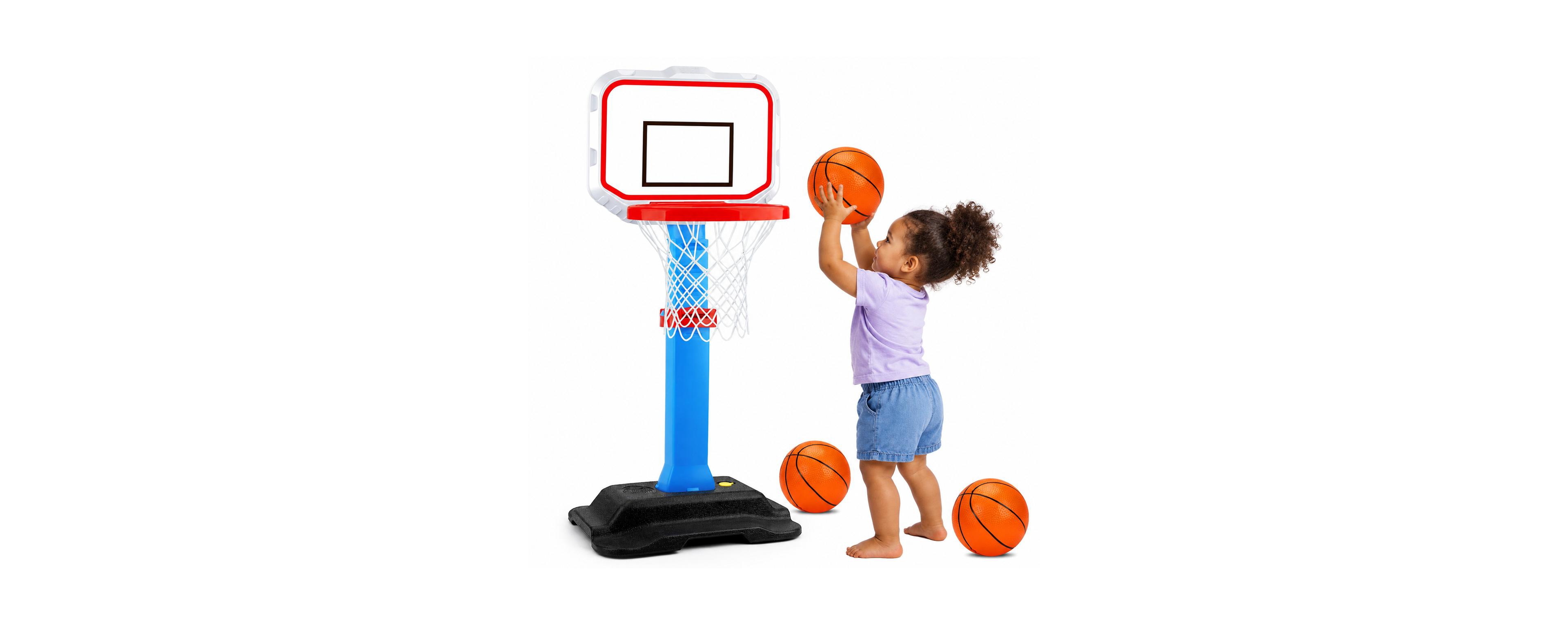 Magicorange Adjustable Kids Basketball Hoop 7 Height Settings Indoor Outdoor Play Set
