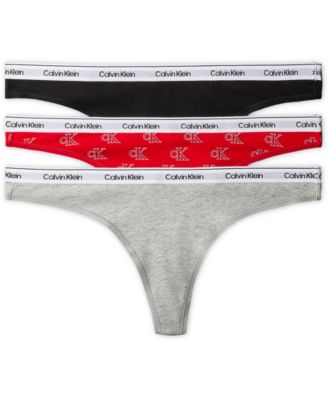 Women's Icon Logo 3-Pack Thong Underwear QD5209