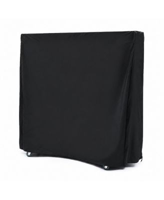 Heavy Duty Waterproof Ping Pong Table Cover All Weather Protection Windproof Foldable Portable