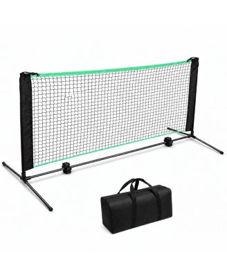 6ft Mini Pickleball Net Regulation Height Practice Set with Carry Bag