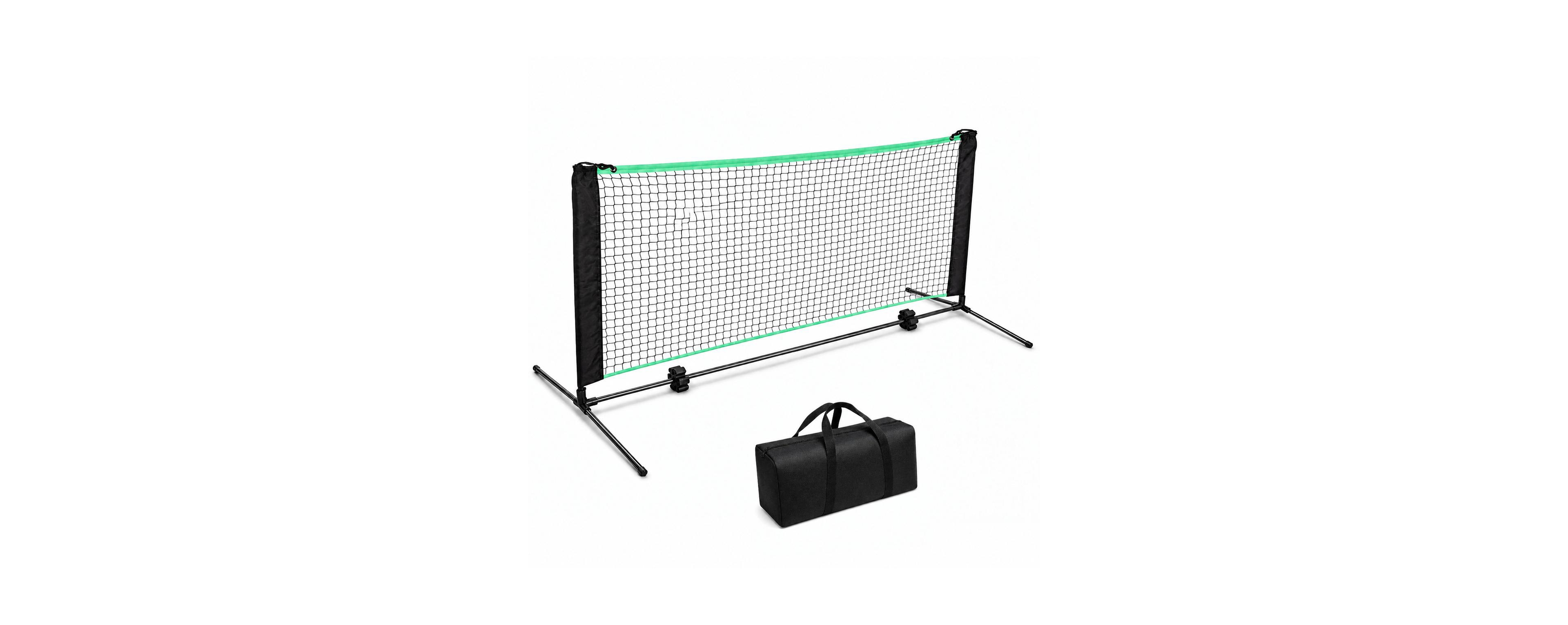 Sportneer 6ft Mini Pickleball Net Regulation Height Practice Set with Carry Bag